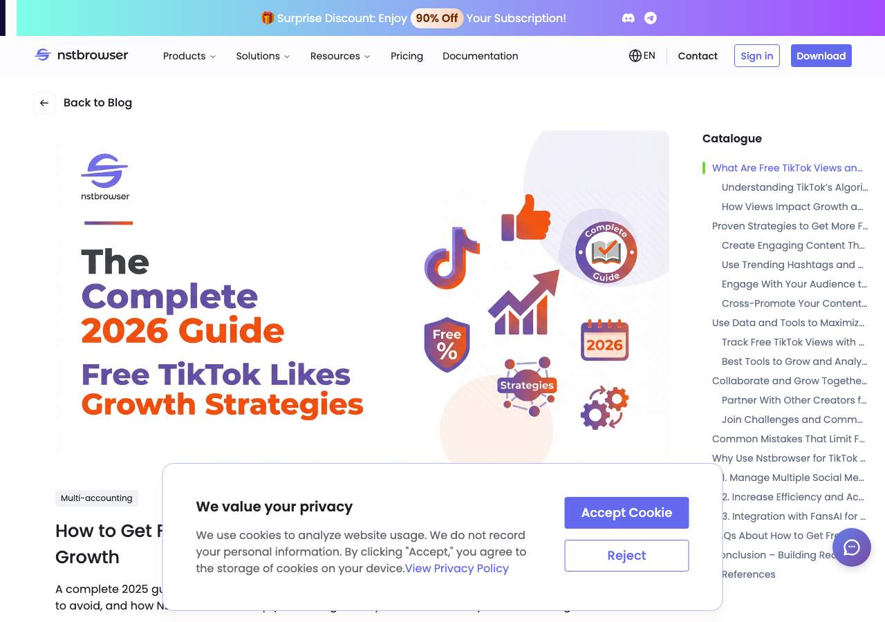 Nstbrowser Screenshot