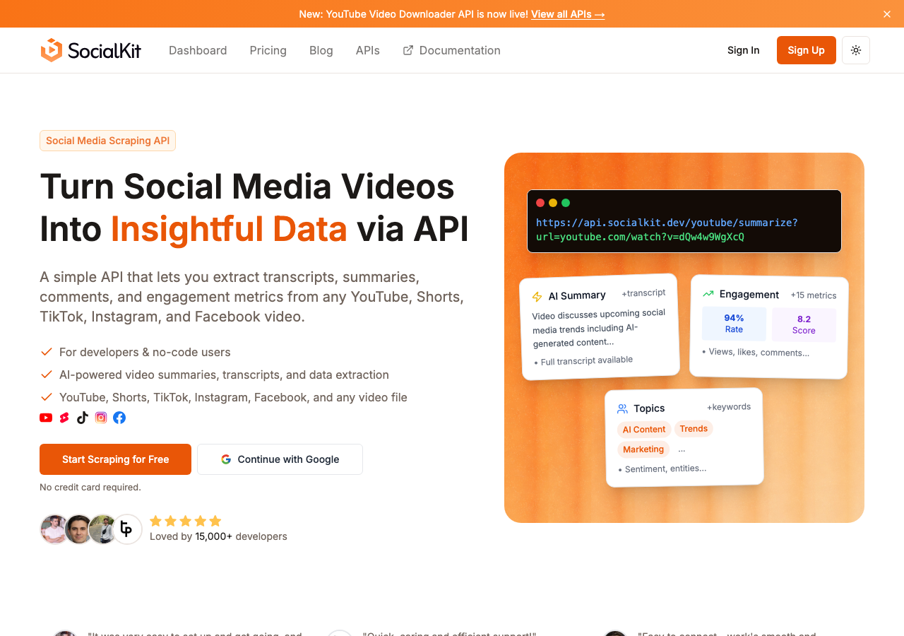 SocialKit Screenshot