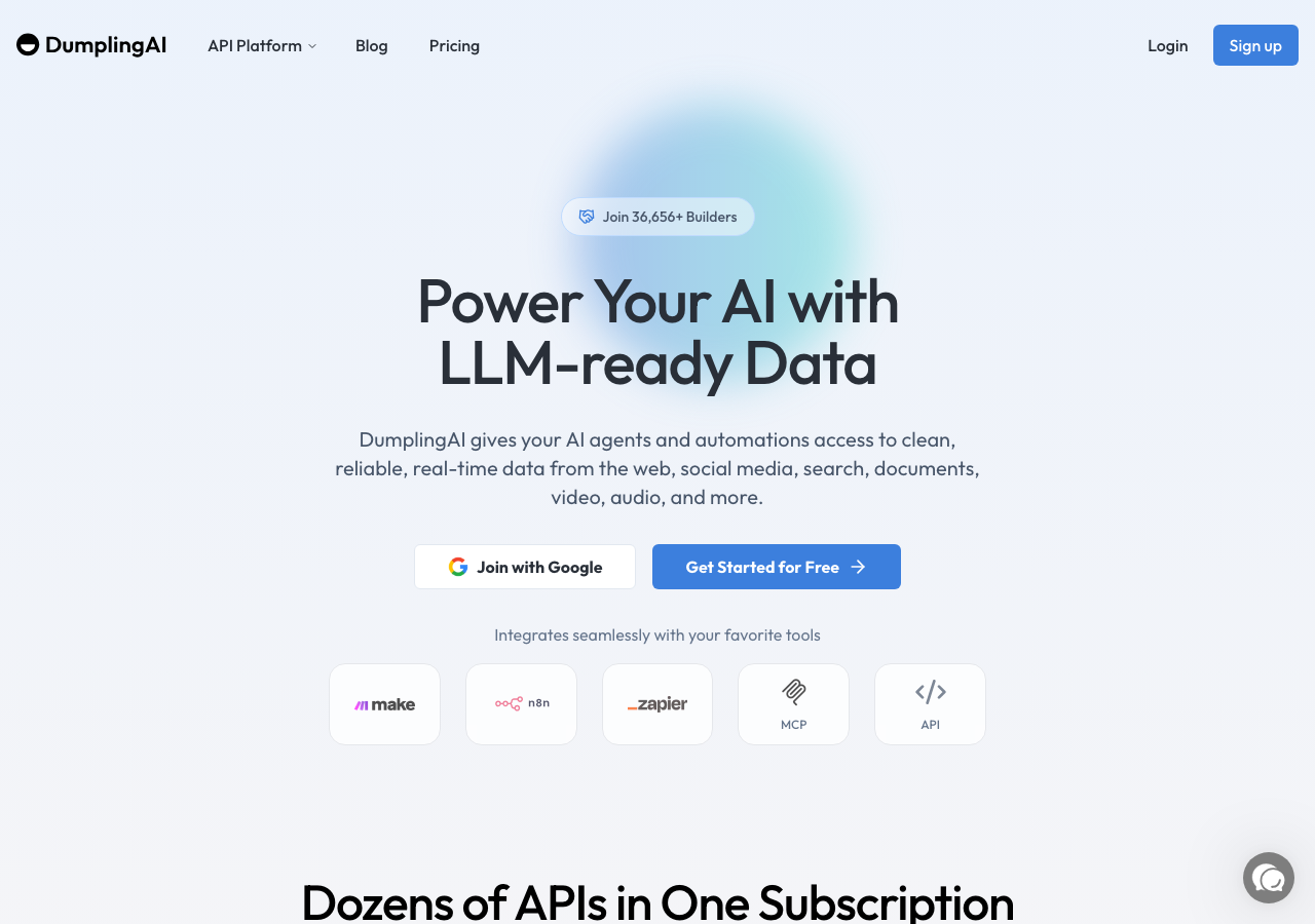 DumplingAI TikTok Scraping API